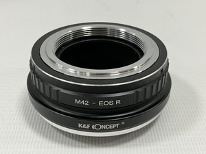 K&F Concept M42-EOS R レンズマウントアダプター M42レンズ Canon EOS R RFマウント カメラ周辺機器 中古 H8341807