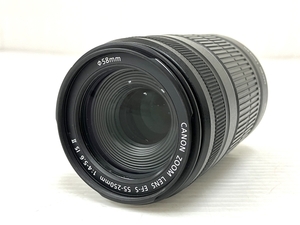 Canon キャノン Zoom Lens EF-S 55-250mm 1:4-5.6 IS II レンズ 中古 O8374672