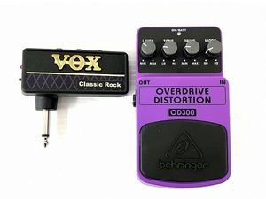 BEHRINGER OD300 エフェクター オーバードライブ VOX AP-CR ヘッドフォンアンプ 2点セット 音響 ヴォックス ベリンガー 中古 美品 O8386559