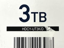 IO DATA HDCY-UT3K/D テレビ 録画用 USB ハードディスク 3TB 中古 良好 Y8388940_画像6