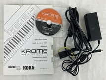 KORG KROME-61 61鍵 デジタル シンセサイザー 電子ピアノ キーボード ソフトケース付 楽器 コルグ 中古 良好 N8358337_画像2