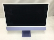 Apple iMac 2021 M1 一体型 PC 24インチ C02G11CCQ6XF 8GB SSD256GB パープル Ventura 中古 美品 T8340808_画像4