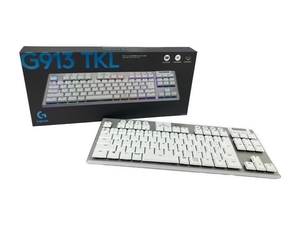 Logicool G913 TKL ゲーミングキーボード 白軸 USBキーボード ロジクール 中古 N8363399