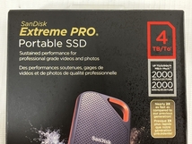 SanDisk Extreme PRO Portable SSD 外付け 4TB エクストリームプロ ポータブルSSD 未使用 N8383298_画像9