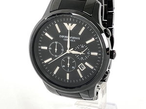EMPORIO ARMANI エンポリオアルマーニ AR-1451 クォーツ 腕時計 メンズ ジャンク Y8398913