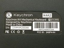 Keychron K4A2 メカニカル キーボード PC周辺機器 ジャンク Y8344021_画像2