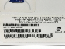 Apple Watch series6 40mm M0DR3J/A アップルウォッチ 32GB CEL 中古 F8309367_画像10