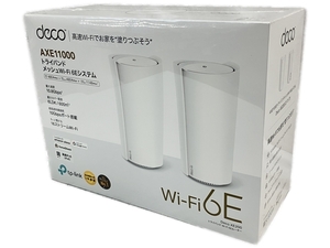 TP-Link Deco XE200 2-Pack Wi-Fiルーター トライバンド メッシュ Wi-Fi 6Eシステム ティーピーリンク 家電 未使用 W8195274