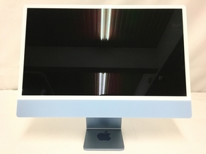 Apple iMac 24Inch 2023 2ポート 一体型 PC Apple M3 8GB SSD256GB ブルー Ventura 中古 美品 T8388789