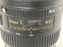 Nikon AF VR Zoom-Nikkor 80-400mm f/4.5-5.6D ED カメラレンズ ニコン ジャンク W8399735_画像9