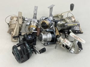 DAIWA SHIMANO など スピニングリール ベイトリール 9点 おまとめセット 中古 K8395025