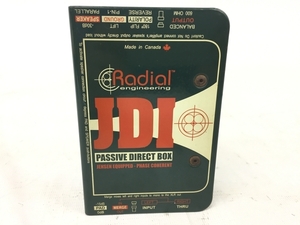 Radial JDI Passive Direct Box DIパッシブダイレクトボックス 音響機材 ジャンク G8396088