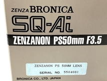ZENZABRONICA SQ-Ai ZENZANON PS50mm F3.5 未使用T8395952_画像2