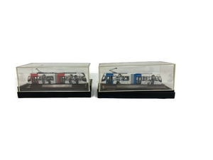 鉄道コレクション 富山ライトレール TLR0601 / TLR0606 鉄道むすめ 赤 青 鉄道模型 ジオコレ Nゲージ 中古 C8248753