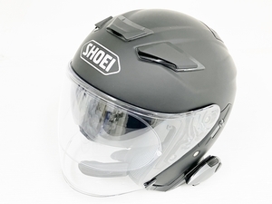 SHOEI J-Cruise II ヘルメット / SYGN HOUSE B+COM PLAY マイクホルダー ジェイクルーズ ツー マットブラック Mサイズ 中古 美品 O8383055