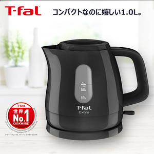 ★新品未使用　T－ｆａｌ　ティファール　電気ケトル　ＫＯ１７１８ＪＰ　エクストラブラック１．０Ｌ　送料込み★