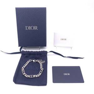 クリスチャンディオール CD ICON チェーンリンク ブレスレット Christian Dior 箱付き