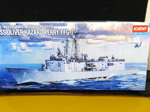 S1 アカデミー 1/350 US ミサイルフリゲート艦 オリバー ハザード ペリー FFG-7