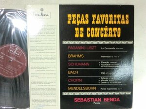 (A)【何点でも同送料 LP/レコード/sebastian benda pecas favoritas concerto セバスティアン・ベンダ ピアニスト/輸入盤