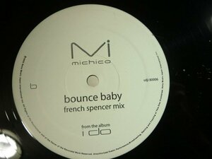 (A)【何点でも同送料 LP/レコード/①/プロモ MICHICO/BOUNCE BABY/SONY SDJL 80006/白ラベル