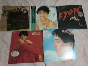 (TT) 【何点でも同送料】LP/帯付/5枚/小泉今日子/ヤマトナデシコ七変化/フラッパー/赤盤 セレブレーション/ Today's Girl/ハートブレイカー