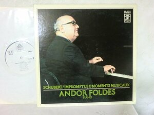 (C)【何点でも同送料 LP/レコード/AA-8816 オルデス シューベルト ピアノ・リサイタル/ アンドール・フォルデス/見本盤/白ラベル/稀少