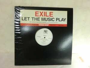 (UQ)【何点でも同送料 LP/レコード】プロモ ◇ EXILE エグザイル / LET THE MUSIC PLAY / R2JP-20329/12