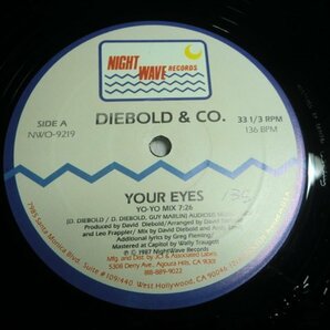 (UQ)【何点でも同送料 LP/レコード】DIEBOLD & CO. / your eyes/USの画像5