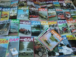 世界自動車大百科・週刊MOTORCAR・64冊/自動車のすべて・その歴史と人間ドラマ/世界初の本格的な自動車百科/64点セット/資料用/外車/F1/他