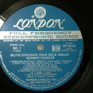 【B】【何点でも同送料】LP レコード ノーマン・キャンドラー「ビリティス/街角のシレーヌ(1977年・GP-9045・イージーリスニングの画像2