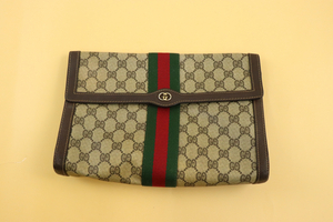 GUCCI オールドグッチ シェリーライン パフューム セカンドバッグ クラッチバッグ ハイブランド 010FLGN23