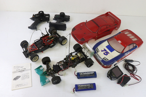 ★【ラジコン2点まとめ】 MARUHAMA マルハラ /TAMIYA タミヤ シャーシ ボディー コントローラー 趣味 コレクション 003FOGY78