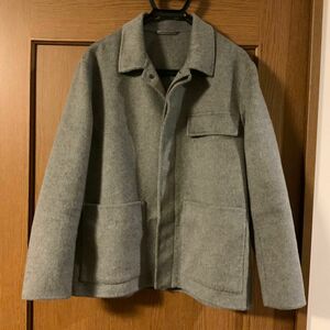 ウール混ジャケット　H&M（S）グレー　美品