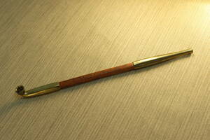 (S-XB-097) KISERU 骨董時代品　キセル　全長20.0cm・重量25.0g 銅金属