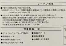 ベルーナ 株主優待 ベルーナグループ 株主優待割引券 4000円分 (1000円×4枚）★グランベルホテル 小幡郷ゴルフ倶楽部★2024年6月30日まで_画像2