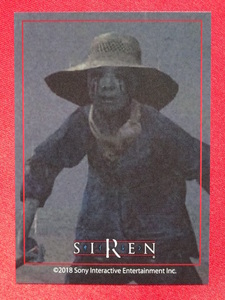 「SIREN」（サイレン）トレーディングカード 屍人 佐藤直子 SIREN2 NT New Translation SCEI SONY SIREN展 墓場の画廊