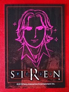 「SIREN」（サイレン）トレーディングカード 竹内多聞② 舘正貴 SIREN2 NT New Translation SCEI SONY SIREN展 墓場の画廊