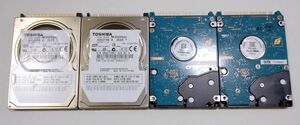 TOSHIBA 2.5inch 30G HDD MK3029GAC 中古良品 4個セット