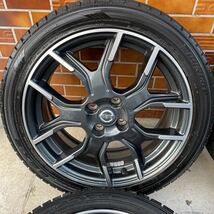 [希少] E12改ノートニスモS 純正17インチアルミホイール 17インチ 7.0J ET47 スタッドレス215/45R17 日産 NISMO エンケイ ENKEI_画像5