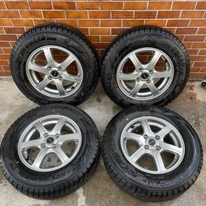 スタッドレス バリ溝 10部山 YOKOHAMA ICE GUARD IG60 185/70R14 製造年2022年45週 14インチ5.5jj+45 PCD100 