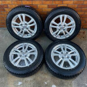 【1円スタート】送料無料　スタッドレス ダンロップ DSX-2 14インチ5.5jj +42 PCD100 175/65R14 82Q アクア、スイフト等（DP-1）