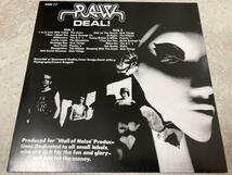 RAW DEAL 限定LP uk punk オムニバス パンク天国　USERS killjoys powerpop kbd_画像2