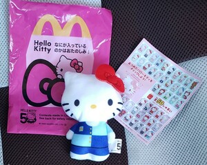  новый товар * не использовался McDonald's happy комплект Hello Kitty Chan 50 годовщина мягкая игрушка Mac ограничение первое поколение форма эмблема товары 