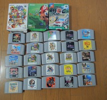 ニンテンドー64　ソフト　２８本まとめて　３本箱有　_画像1