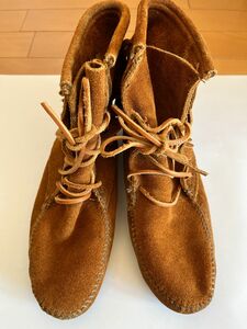 MINNETONKA ミネトンカ DOUBLE FRINGE ダブルフリンジ ブーツ アンクル丈モカシンブーツ