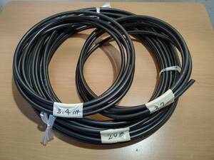 同軸ケーブル 20mx1 5D-FB 3.7m x1 3.4mx1 計3本 四国電線 未使用品　