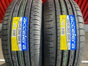 225/40R20 2本セット アクセレラ PHI-R 未使用品 accelera 沖縄県・離島は発送不可