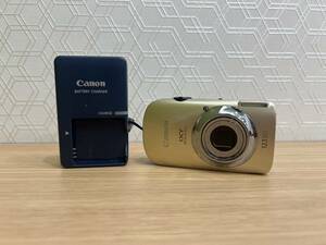 【H10122KK】１円スタート 稼働品 Canon IXY DIGTAL 510 IS PC1356 キャノン デジタルカメラ レンズ 4× IS 5.0-20.0mm 1:2.8-5.8 ゴールド