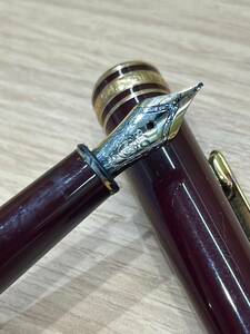 【JV5709】モンブラン 4810 14K 585 コレクション 万年筆 MONTBLANC 動作未確認 保管品 ビンテージ 筆記用具 高級 ボルドー