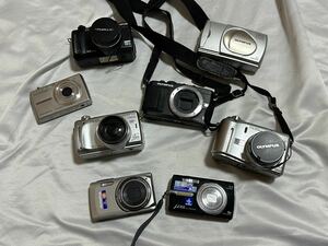 デ★ジャンク品 デジタルカメラ OLYMPUS FE-2200 μ830 CAMEDIA C-1 ZOOM C-760 ultra zoom μ-7020 E-PL6 等 8点